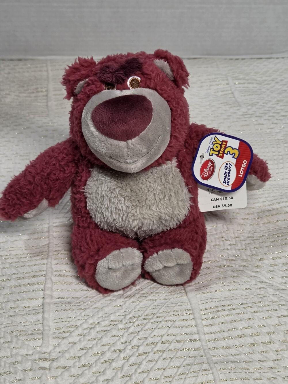 DISNEY PIXAR TOY STORY 3 PLUSH DOLL NWT NEW CMBBP LOTSO BEAR Retired